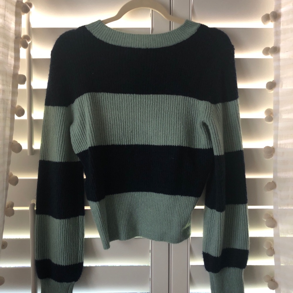American Eagle sweater- light blue and navy